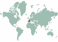 Aubinya in world map
